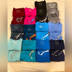 Multiple Figs Scrubs! Core Colors-All XS or S